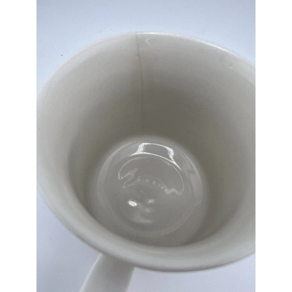 Vintage Blue & White Cottage Glossy Bone China Pastoral‎ Chinoiserie Coffee Cups